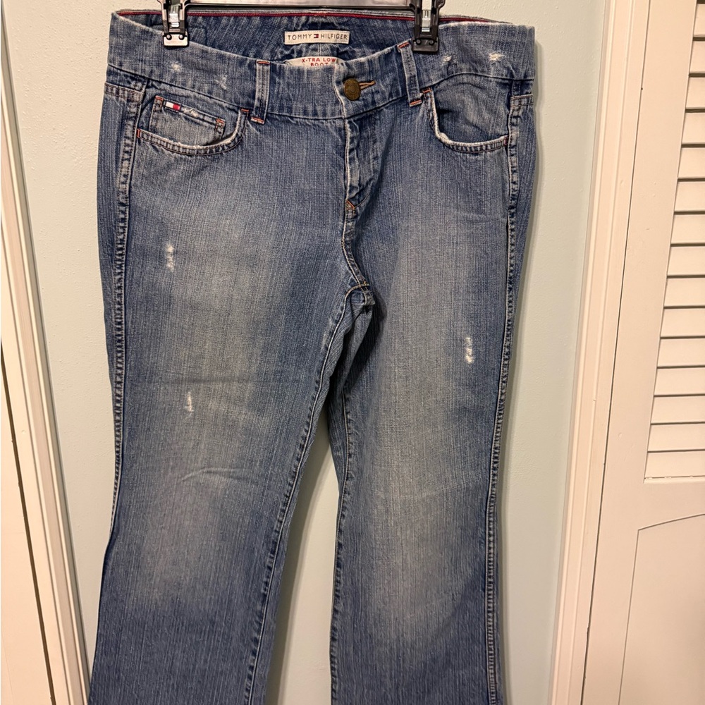 Tommy Hilfiger Women's Light Blue Boot Cut Jeans